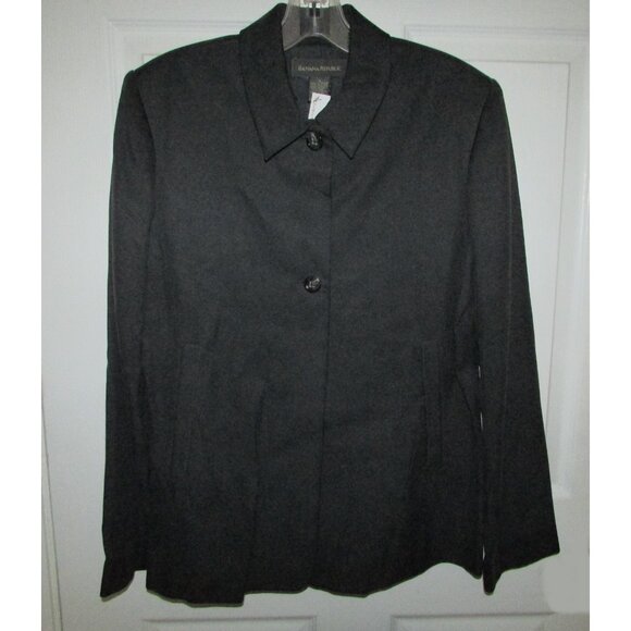 BANANA REPUBLIC Silk Jacket Blazer - Sz 8 - NEW - Picture 4 of 9